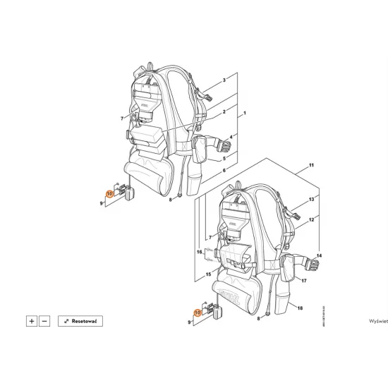 STIHL  Klamra 4861 790 8600